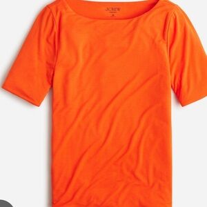 J. Crew Vibrant Orange Tee